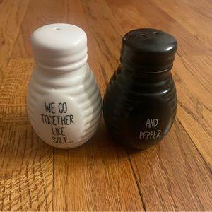 “We go together like salt and pepper” Shaker Set